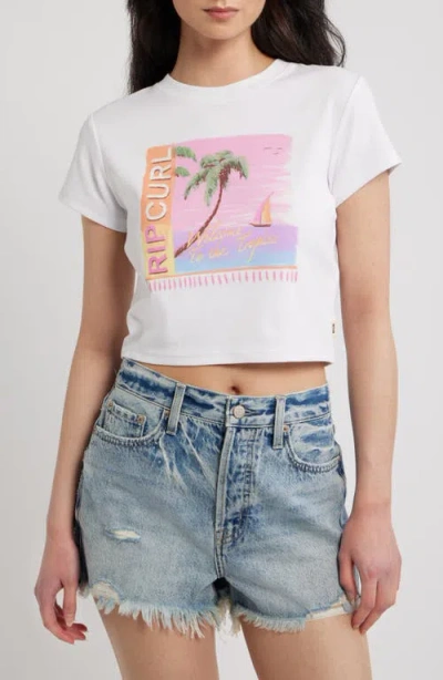 Rip Curl Topanga Canyon Baby Tee In White