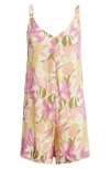 Rip Curl Topanga Canyon Sleeveless Romper In Multi