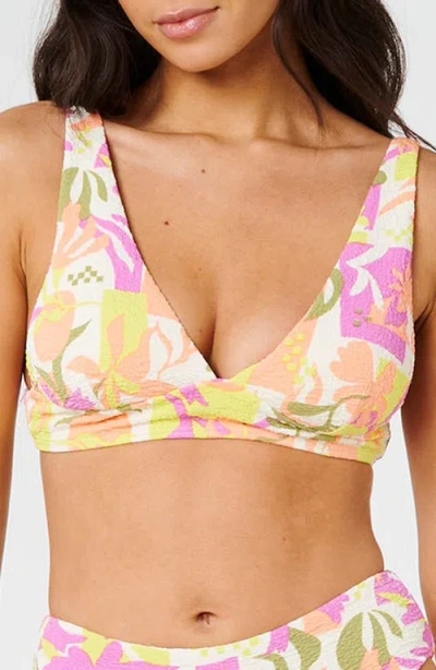 Rip Curl Topanga Geo Bikini Top In Multi