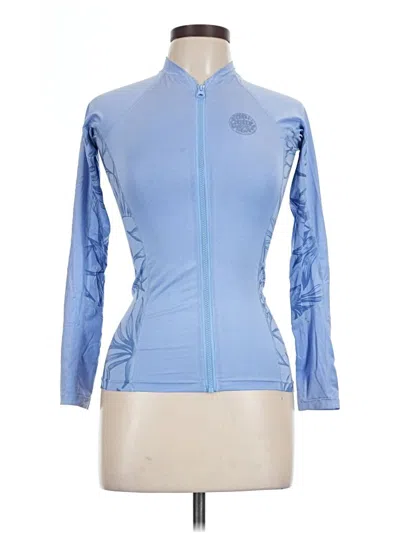 Pre-owned Rip Curl Track Jacket In Blue