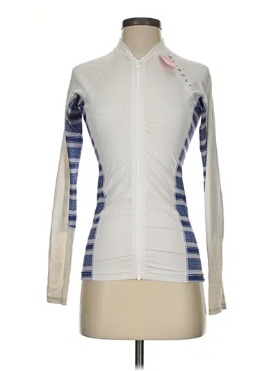 Pre-owned Rip Curl Track Jacket In White