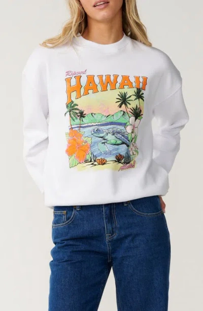 Rip Curl Turtle Bay Relaxed Fit Graphic T-shirt In White