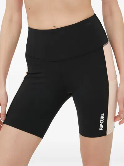 Rip Curl Vaporcool Logo-print Shorts In Black
