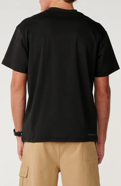 Rip Curl Vaporcool Mf T-shirt In Black