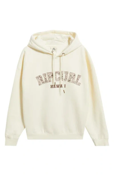Rip Curl Varsity Desto Hoodie In Neutral