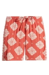 Rip Curl Ventura Drawstring Shorts In Red
