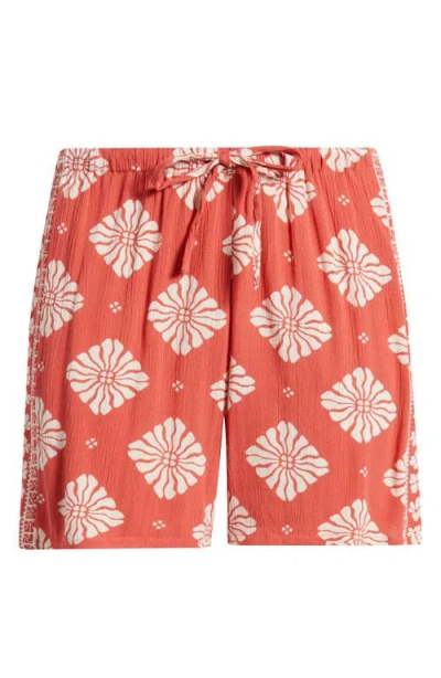 Rip Curl Ventura Drawstring Shorts In Red