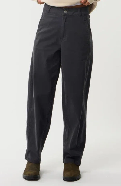 Rip Curl Venture Barrel Leg Stretch Pants In Black