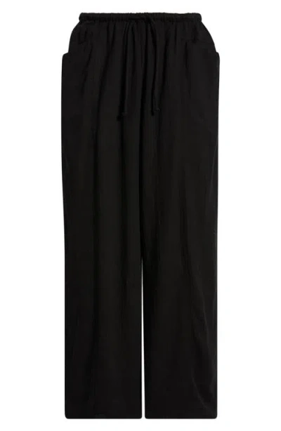 Rip Curl Vibe Surf Barrel Leg Drawstring Pants In Black