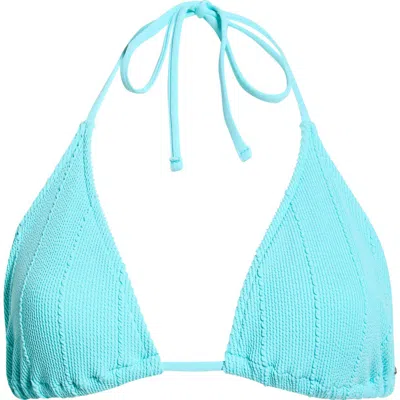 Rip Curl Vibe Surf Triangle Bikini Top In Blue