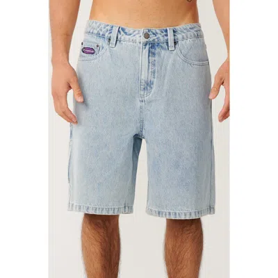 Rip Curl Walk Denim Carpenter Shorts In Blue