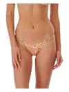 Rip Curl Wanderer Skimpy Coverage Bikini Bottom In Maroon In Brown