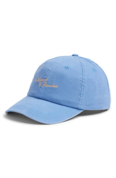 Rip Curl Welcome To Paradise Baseball Cap In Blue