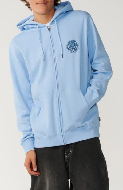 Rip Curl Wettie Passage Icon Zip Hoodie In Blue