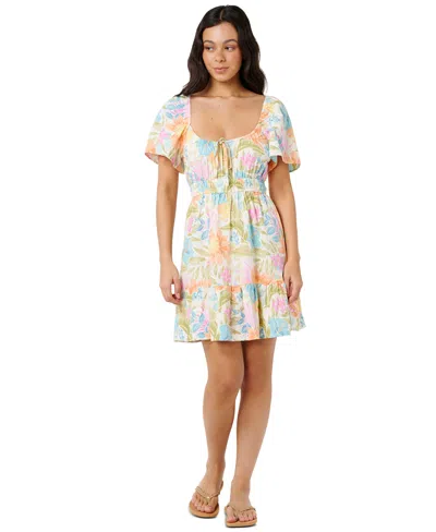 Rip Curl Women's Catalina Island Scoop Neck Mini Dress In Multi