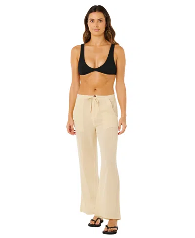 Rip Curl Women's Classic Surf Wide Leg Pants In Neutral