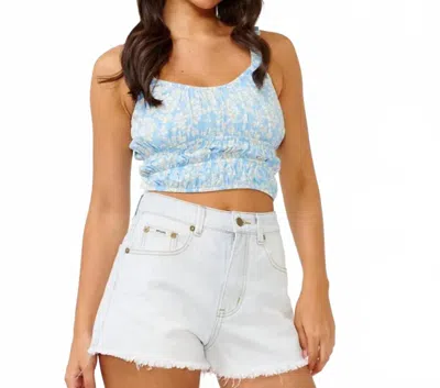 Rip Curl Women's Desert Dreams Ditsy Top In Mid Blue