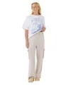 Rip Curl Women's Oceanic Textured Relaxed Fit Pants In Neutral