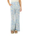 Rip Curl Print Wide Leg Pants In Multi