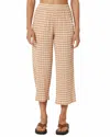 Rip Curl Women's Premium Surf Check Pant In Light Brown In Neutral