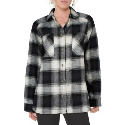 Rip Curl Womens Plaid Cotton Button-down Top