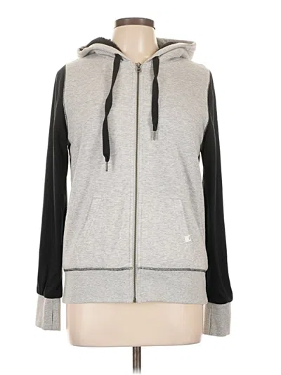 Pre-owned Rip Curl Zip Up Hoodie In Gray