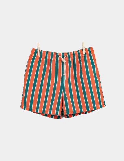 Ripa Ripa Monterosso Arancione/verde Swim Shorts In Multi