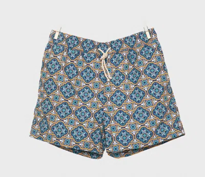 Ripa Ripa Panarea Swim Shorts In Yellow/blue