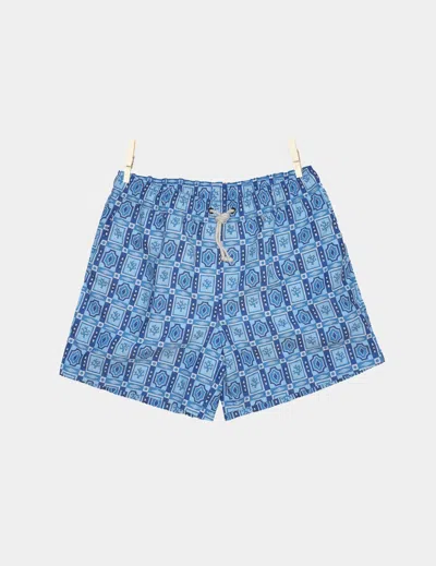 Ripa Ripa Tramontana Blu Swim Shorts In Multi