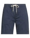 Ripcurl Man Shorts & Bermuda Shorts Navy Size Xxl Cotton, Elastane