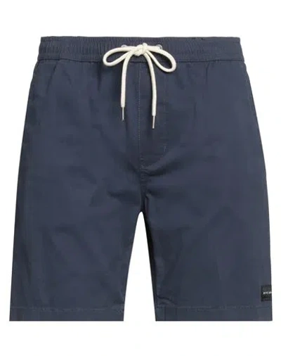Ripcurl Man Shorts & Bermuda Shorts Navy Size Xxl Cotton, Elastane