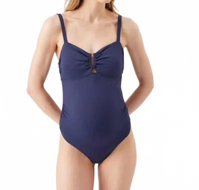 Ripe Amalfi One Piece Swimsuit In Navy In Blue