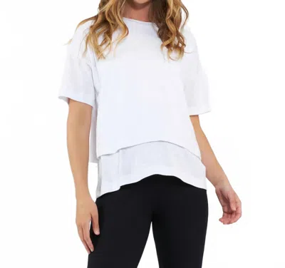 Ripe Claud Nursing Tee In White