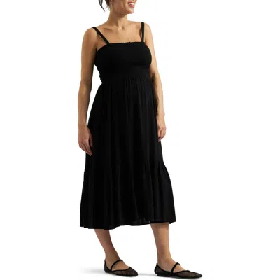 RIPE MATERNITY RIPE MATERNITY BLAIR SMOCKED MATERNITY DRESS