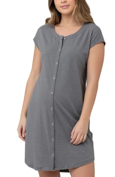 Ripe Maternity Blake Organic S/slv Nightie In Gold