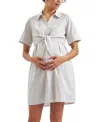 RIPE MATERNITY BRONTE TIE UP DRESS