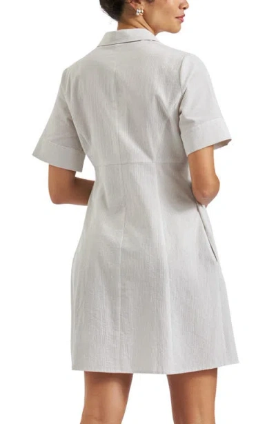 Ripe Maternity Bronte Tie Up Dress In White