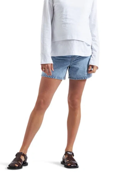Ripe Maternity Brooklyn Denim Short In Brown