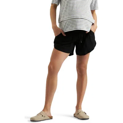 RIPE MATERNITY RIPE MATERNITY BYRON SHIRRED LINEN SHORT