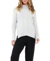Ripe Maternity Cable Nursing Knit Sweater In Snow