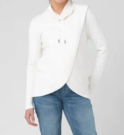 Ripe Maternity Cassie Cross Over Nursing Knit In White