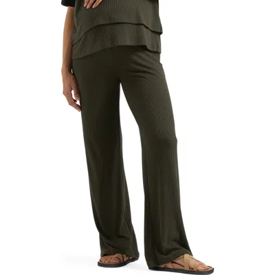 Ripe Maternity Cindy Rib Pant In Green