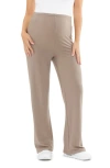 RIPE MATERNITY RIPE MATERNITY CINDY RIB STRAIGHT LEG MATERNITY PANTS