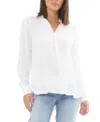 Ripe Maternity Clara Relaxed Button Up Shirt In White