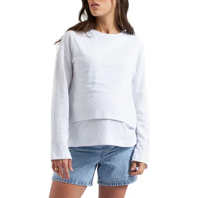 RIPE MATERNITY RIPE MATERNITY CLAUD LONG SLEEVE NURSING TOP