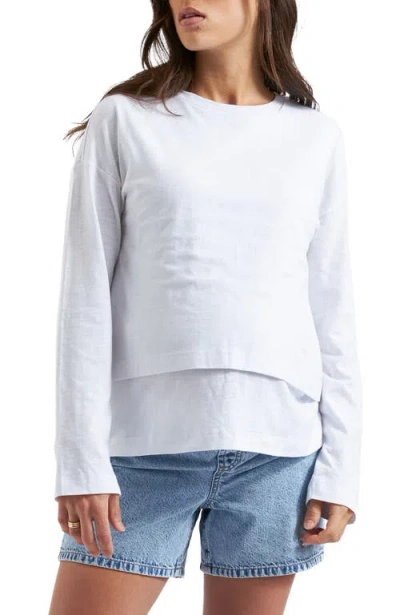 RIPE MATERNITY RIPE MATERNITY CLAUD LONG SLEEVE NURSING TOP