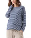 Ripe Maternity Claudette L/s Nursing Top In Blue