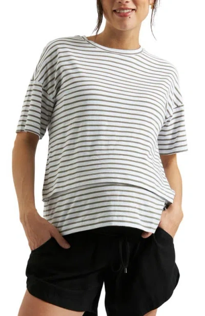 RIPE MATERNITY RIPE MATERNITY CLAUDETTE NURSING TEE