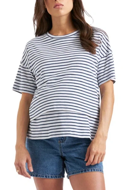 Ripe Maternity Claudette Nursing Tee In Multi