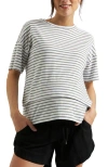 Ripe Maternity Claudette Nursing Tee In White